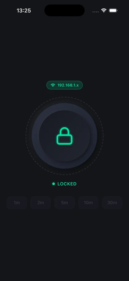 PawseKeys on iPhone with the Mac locked